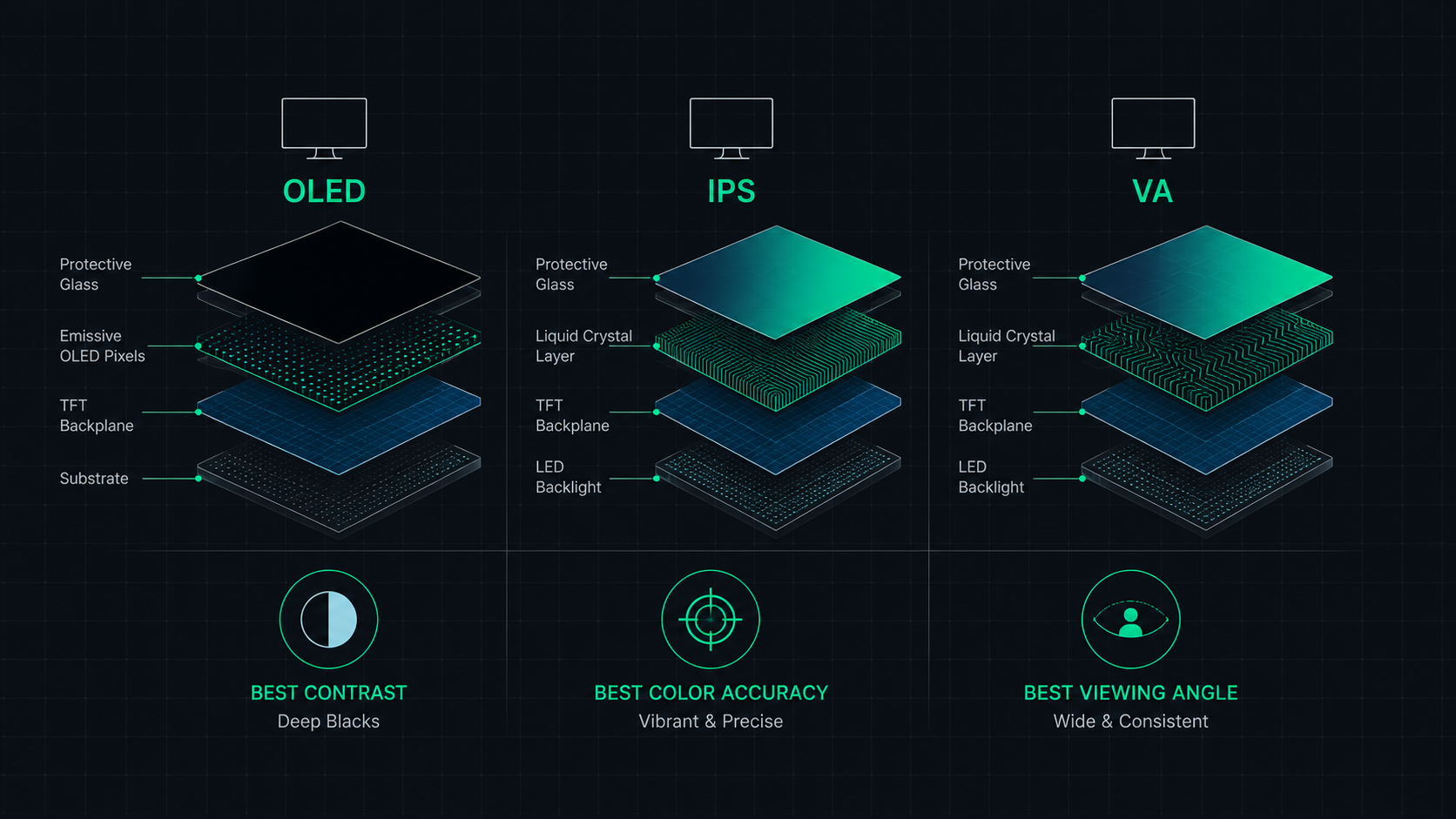 OLED vs IPS vs VA: Which Monitor Panel Type Is Best for You?